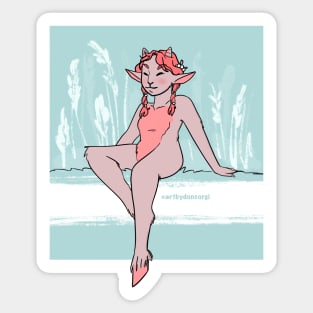 Faun Girl Sticker